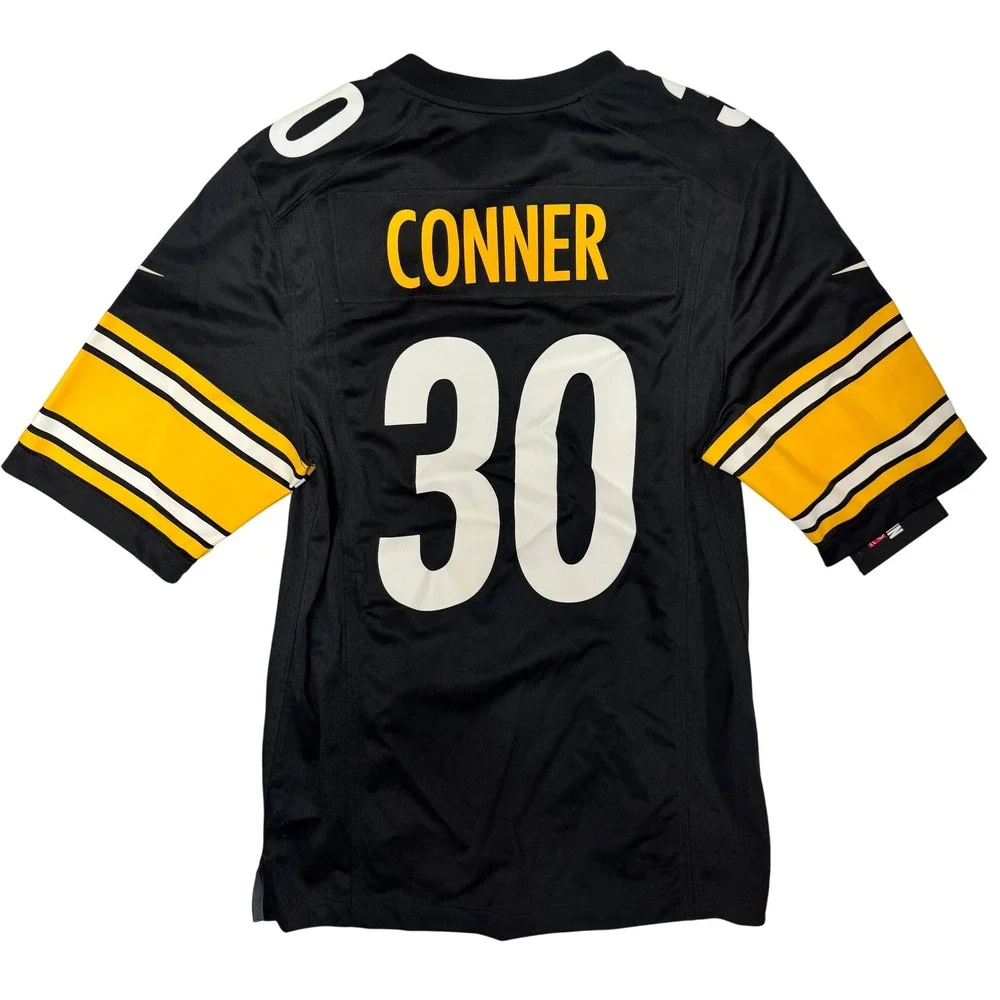 Nike NFL Pittsburgh Steelers James Conner 30 Jersey Mens Small Black 472808-010